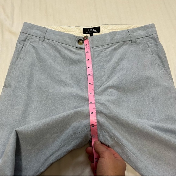 A.P.C Slim Fit Cotton Chino Pant Blue size XSmall - Picture 11 of 12
